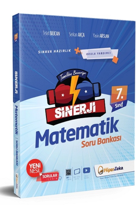 7 Sinif Hiper Matematik Sinerji Soru Bankasi Telat Bilican I Serkan Akca I Yasin Arslan Hiper Zeka Tyt Ayt Lgs Ortaokul Lise