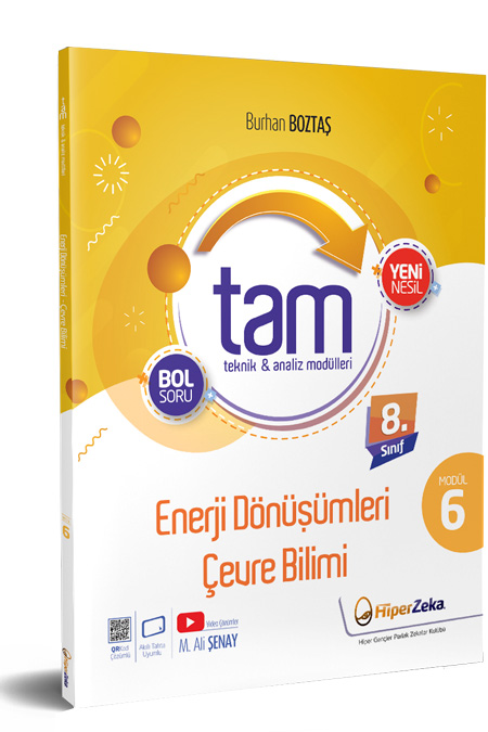 8.Sınıf TAM Fen Bilimleri 6 Teknik Analiz Modülleri & Enerji
