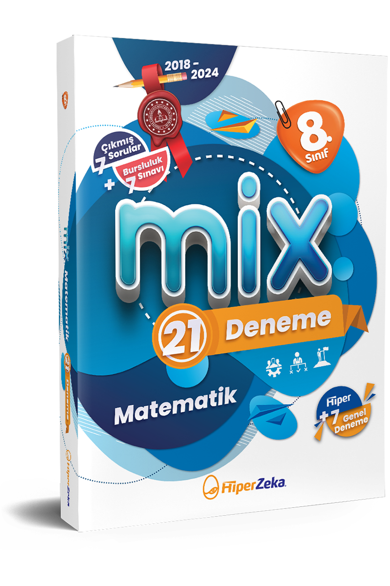 2026 8. Sınıf MİX Matematik 21 Deneme | 2018-2024 - Hiper Zeka