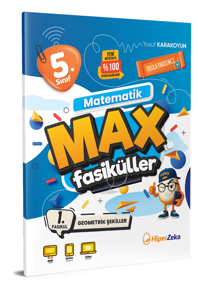 2026 5. Sınıf Matematik MAX 1. Fasikül Geometrik Şekiller | Yusuf